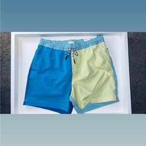 American Eagle Two-Tone Swim Trunks
